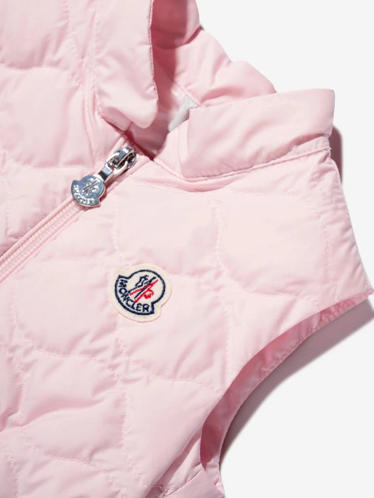 商品Moncler|Moncler Enfant Baby Girls Down Padded Ambertine Gilet in Pink,价格¥2337,第3张图片详细描述