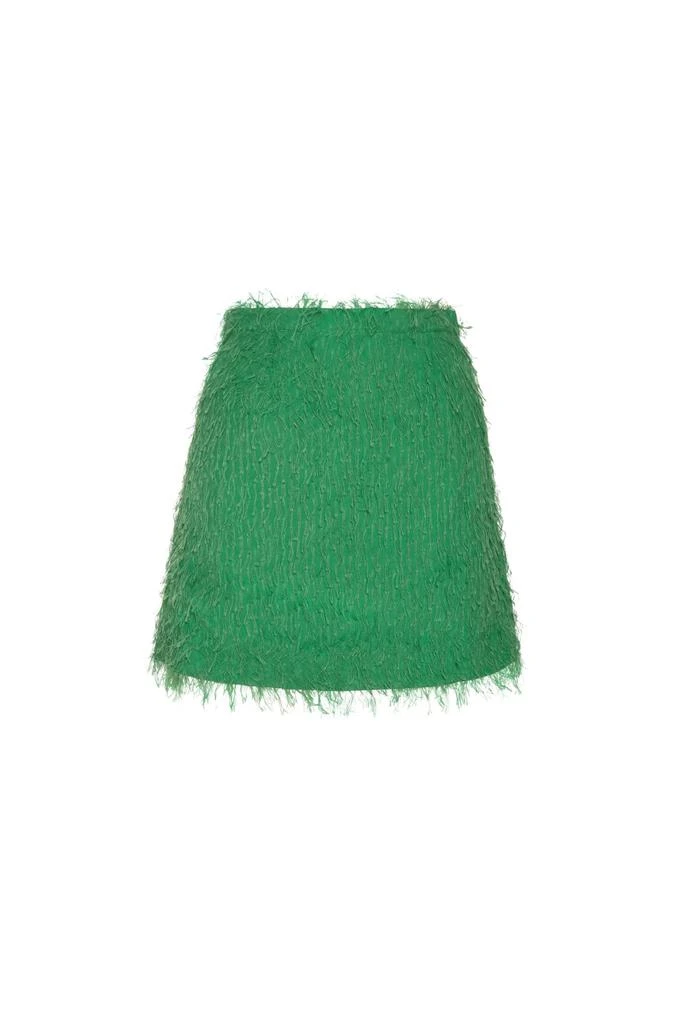 商品Amotea|Baby Mini Skirt In Green Fil Coupe,价格¥859,第1张图片