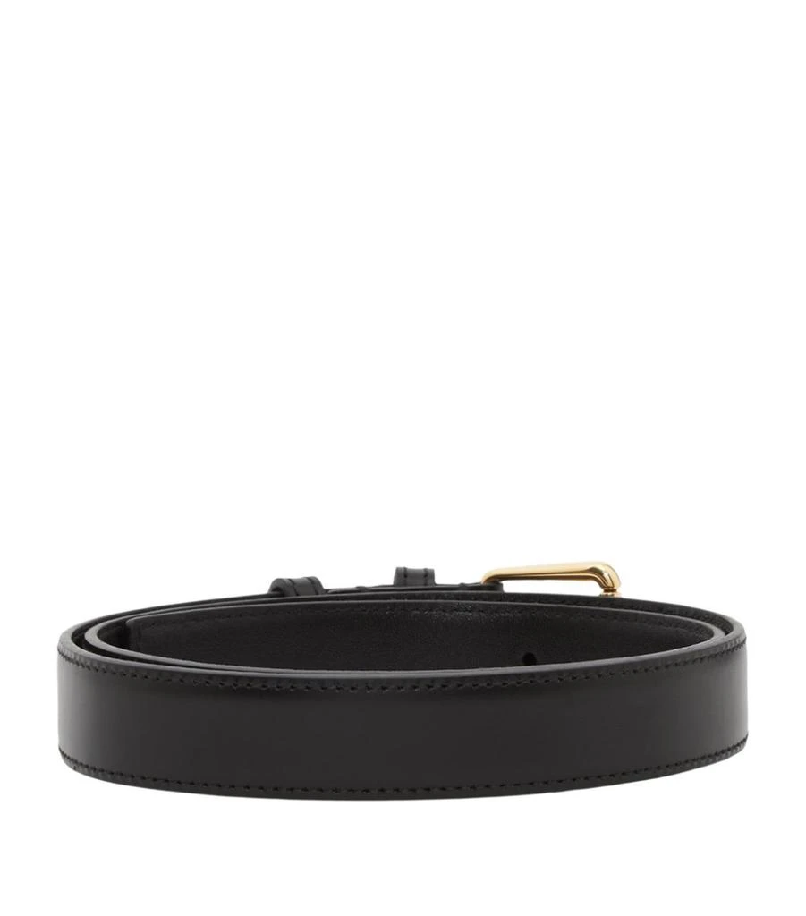 商品Burberry|Leather TB Monogram Belt,价格¥4613,第2张图片详细描述