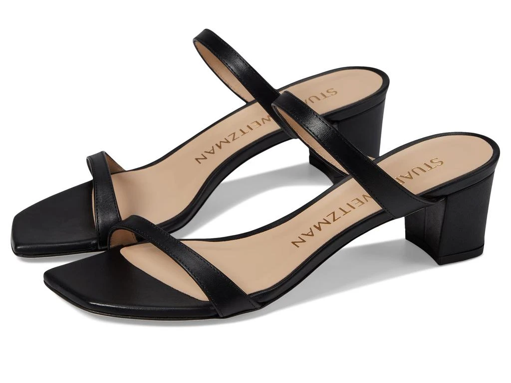 商品Stuart Weitzman|Aleena 50 Block Slide,价格¥1571,第1张图片