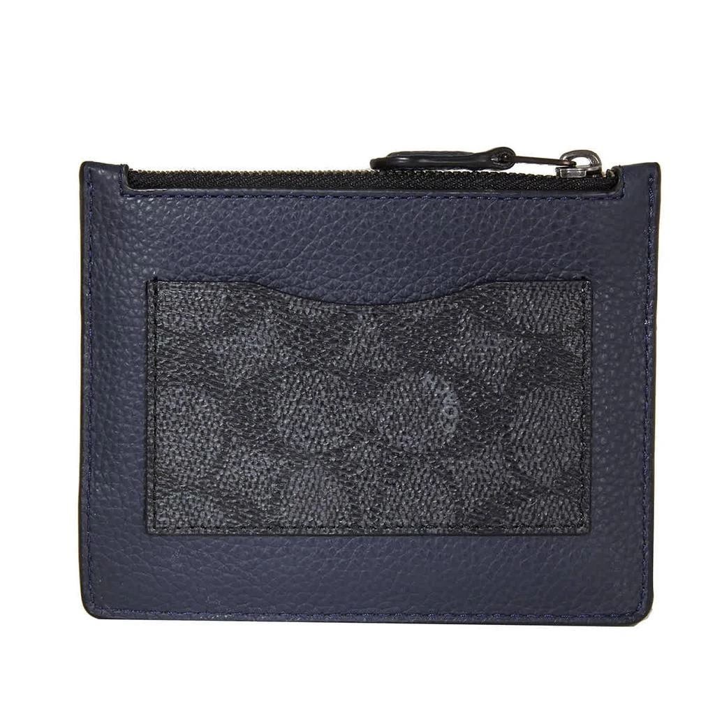 商品Coach|Signature Canvas Blocking Card Case-Charcoal,价格¥554,第3张图片详细描述