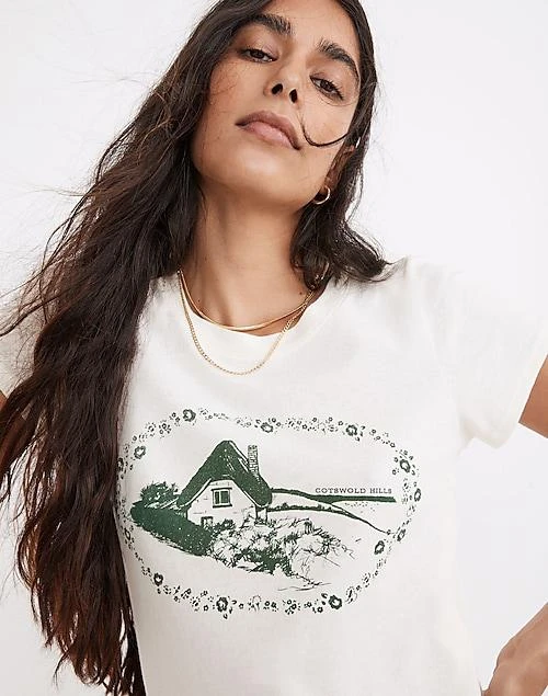 Cotswold Hills Shrunken Shirttail Tee 商品
