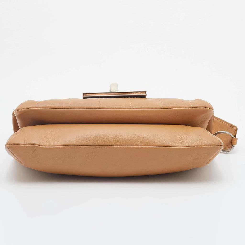 Chanel Beige Choco Bar Leather Mademoiselle Lock Flap Shoulder Bag 商品