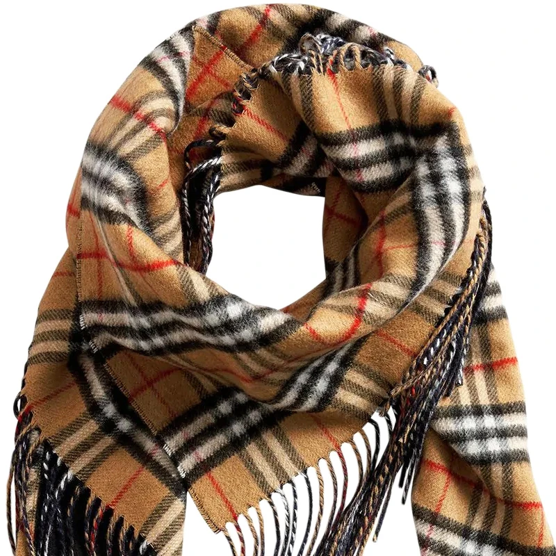 商品Burberry|BURBERRY 棕色女士围巾 4068872,价格¥2556,第1张图片