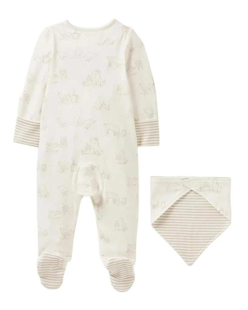 商品Boden|Boden Newborn Sleepsuit & Bib Set,价格¥166,第2张图片详细描述