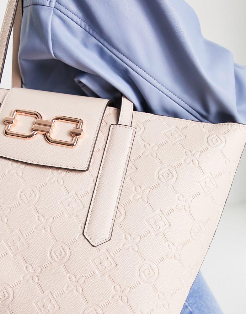 ALDO Iconitote tote bag with logo deboss in blush商品第3张图片规格展示