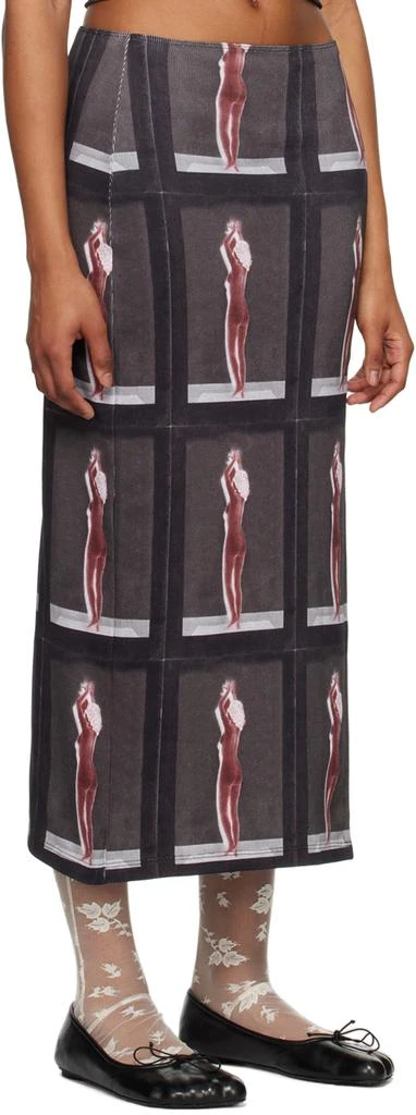商品ELLISS|Black 'The Lady In Red' Maxi Skirt,价格¥1167,第2张图片详细描述