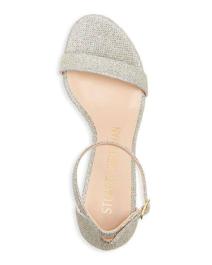商品Stuart Weitzman|Nearlynude 一字带高粗跟凉鞋,价格¥1871,第4张图片详细描述