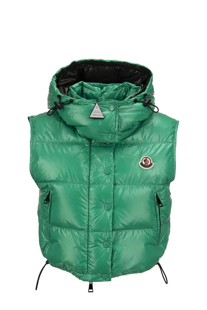 MONCLER ALPISTE - Short sleeveless down jacket with hood商品第1张图片规格展示