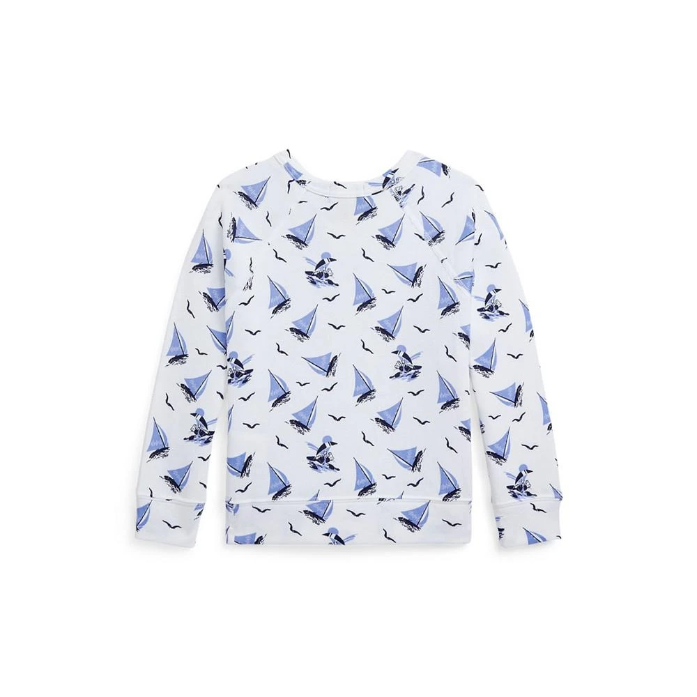 商品Ralph Lauren|Toddler and Little Boys Polo Bear Spa Terry Sweatshirt,价格¥163,第2张图片详细描述