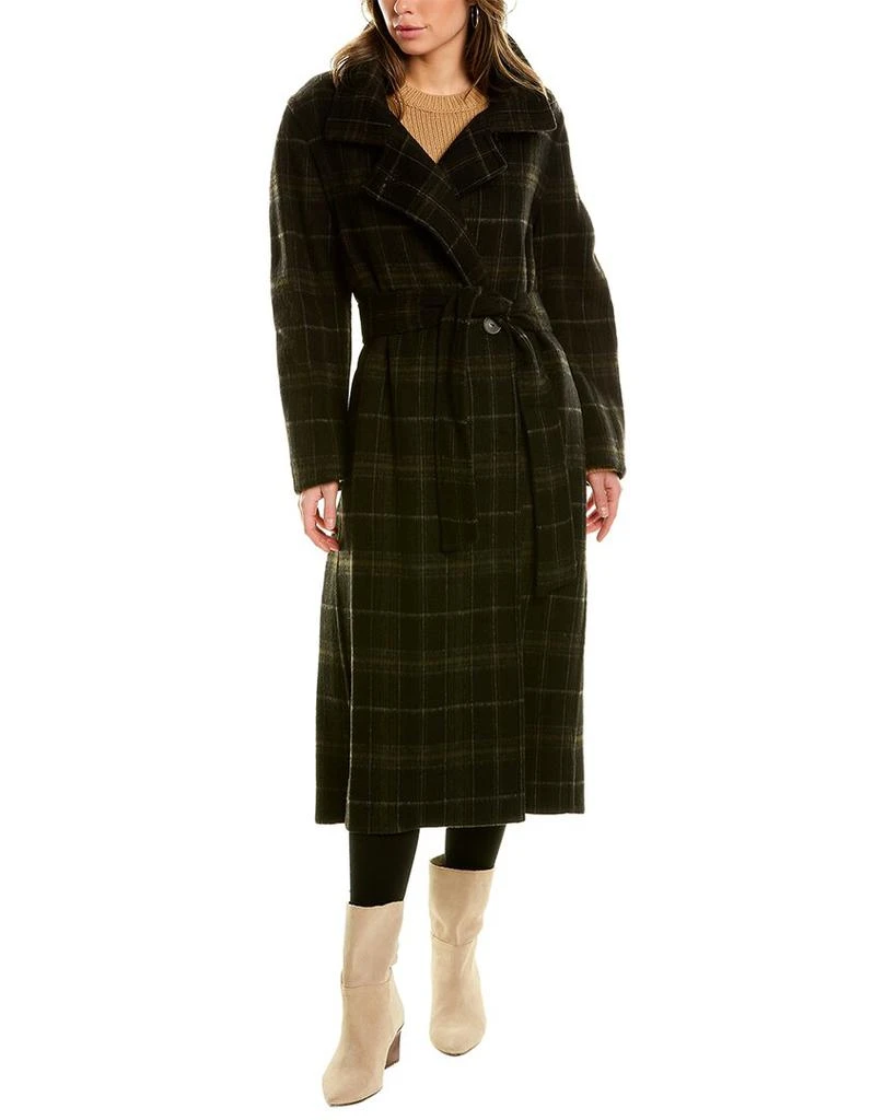 商品Vince|Vince Plaid Wool & Alpaca-Blend Coat,价格¥1448,第3张图片详细描述