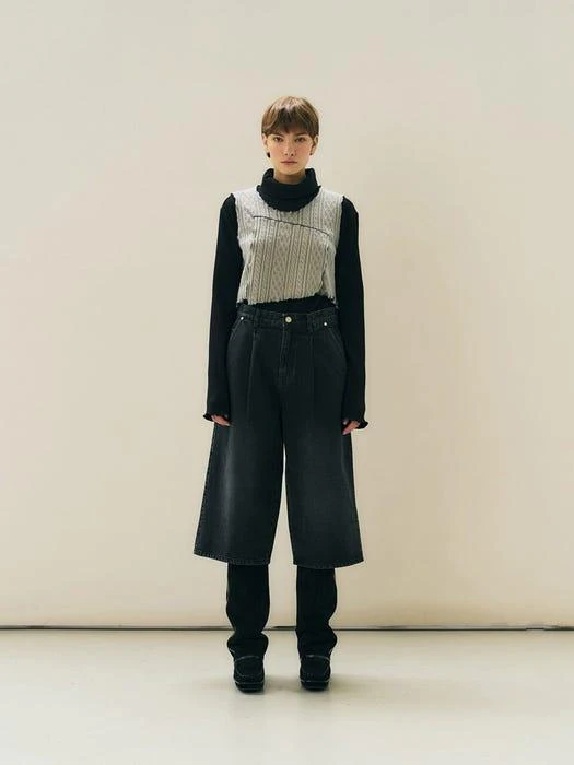 商品MAISONMARAIS|Wool Jersey Vest - Light Grey,价格¥752,第3张图片详细描述