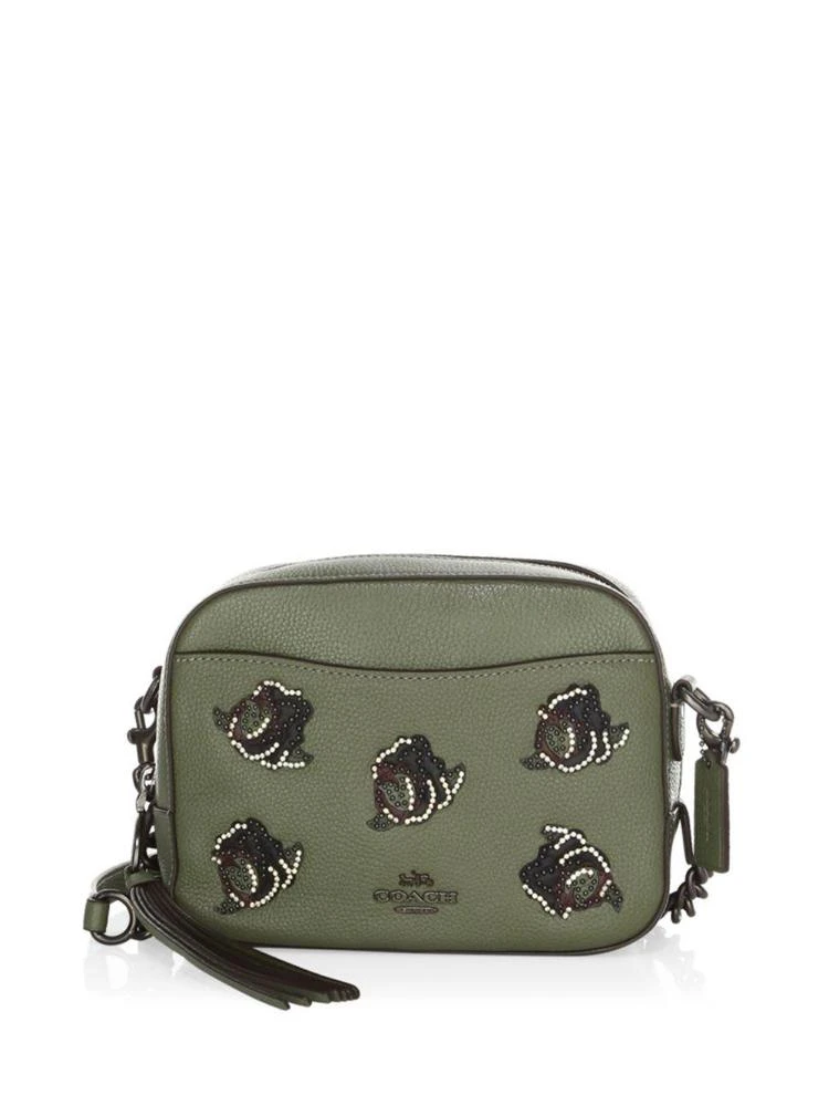 商品Coach|Rose Appliqué 真皮相机包,价格¥922,第1张图片