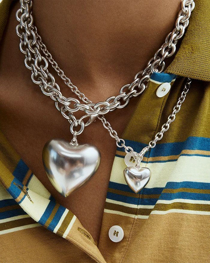 商品Roxanne Assoulin|Mini Puffy Heart Pendant Necklace, 18.5",价格¥704,第2张图片详细描述