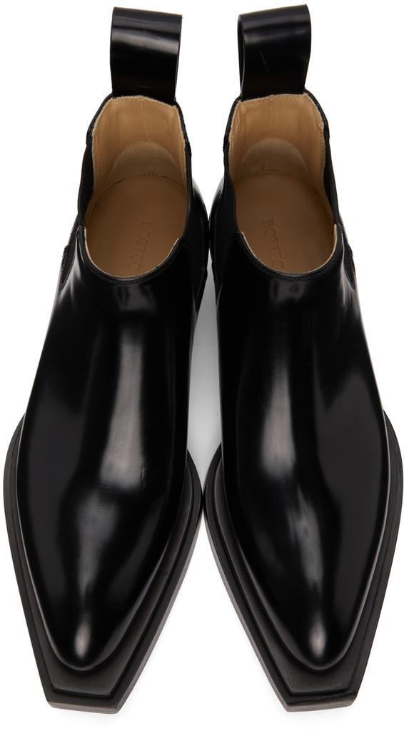 商品Bottega Veneta|Black Chisel Chelsea Boots,价格¥9562,第7张图片详细描述
