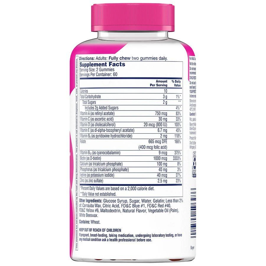 商品One A Day|MultiPlus Hair, Skin & Nails Support Multivitamin Fruit,价格¥193,第2张图片详细描述