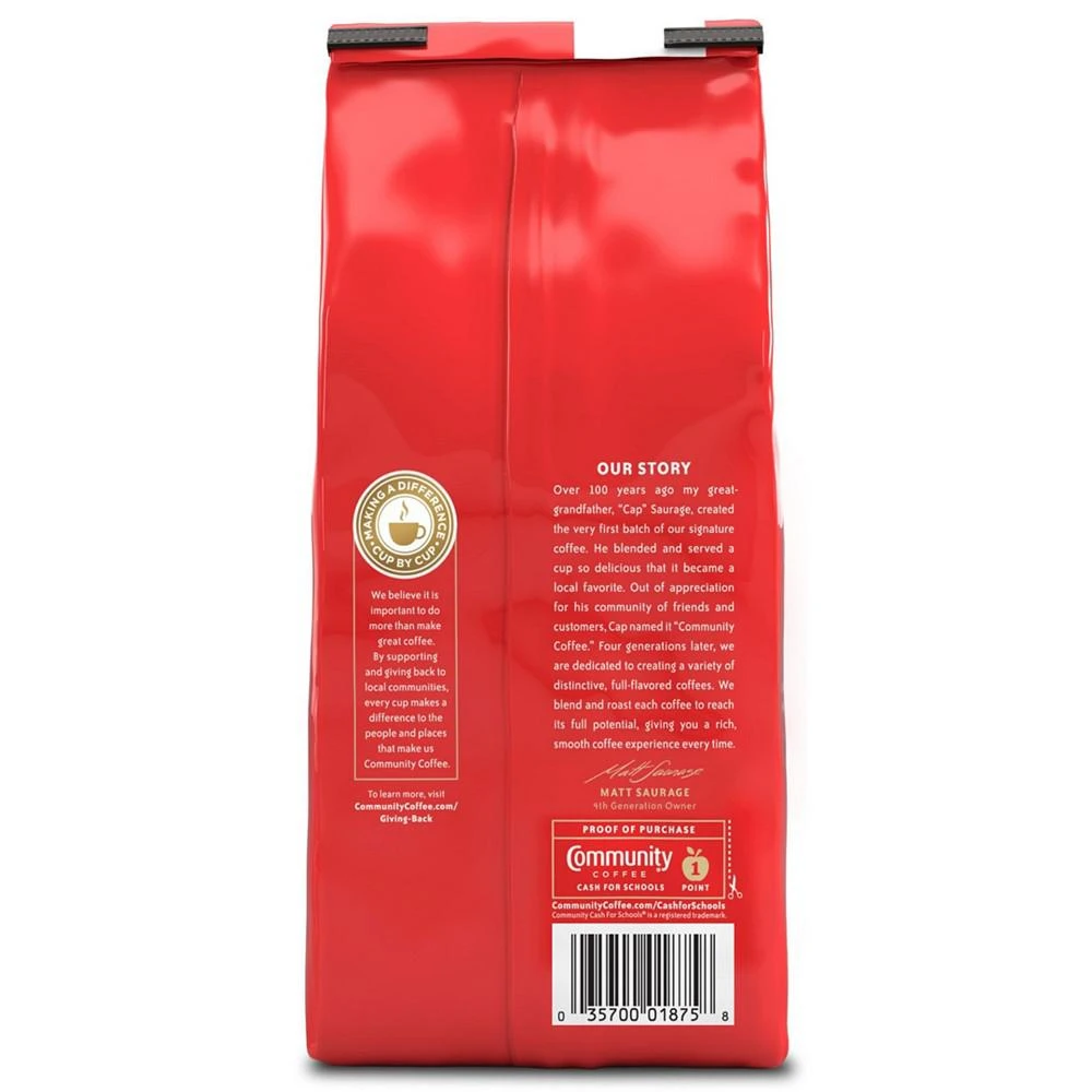 商品Community Coffee|Signature Blend Dark Roast Premium Whole Bean Coffee, 12 Oz - 6 Pack,价格¥464,第5张图片详细描述