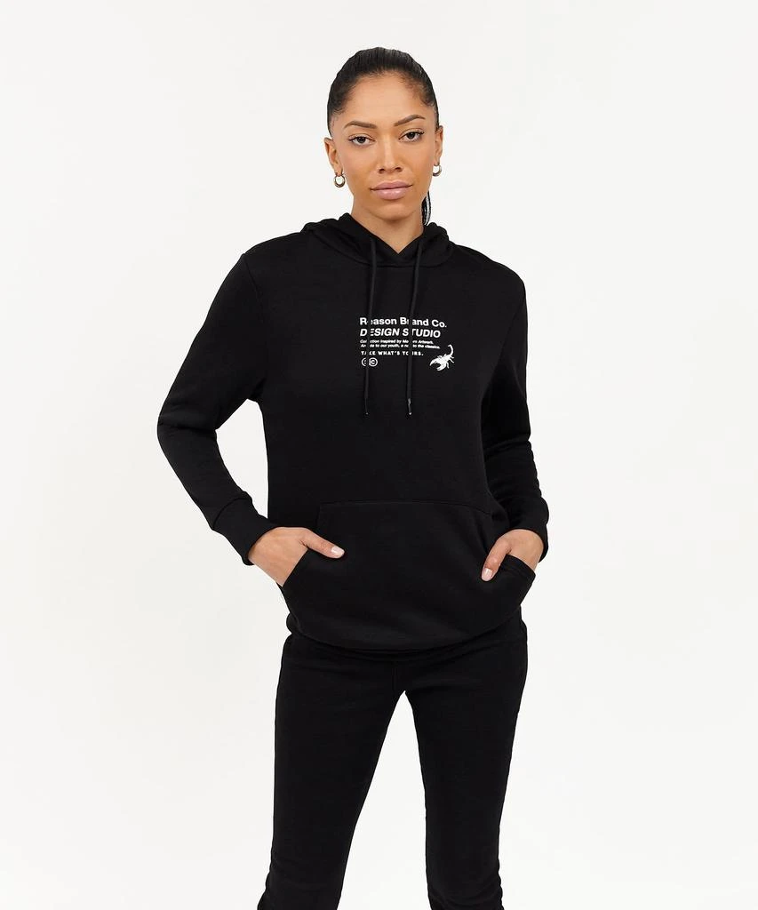 商品Reason Clothing|Womens Tokyo Back Print Hoodie,价格¥223,第3张图片详细描述