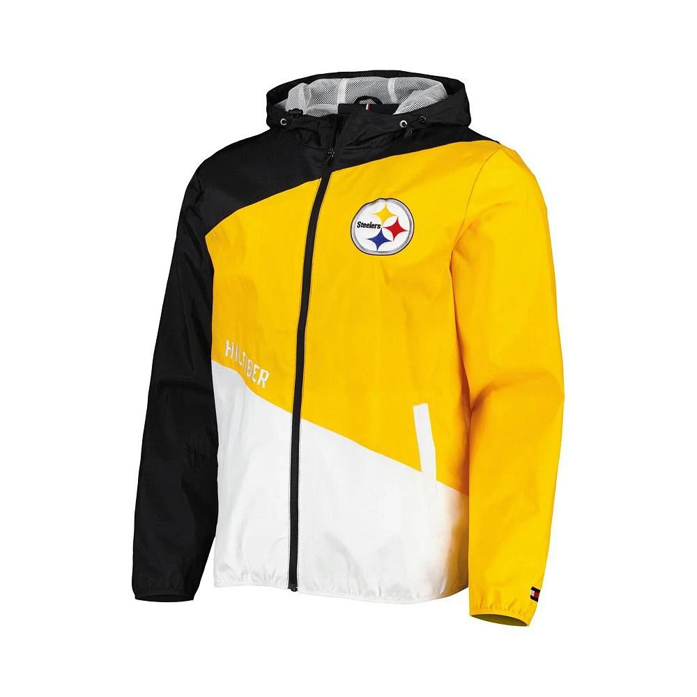 商品Tommy Hilfiger|Men's Black, Gold Pittsburgh Steelers Bill Full-Zip Jacket,价格¥955,第2张图片详细描述