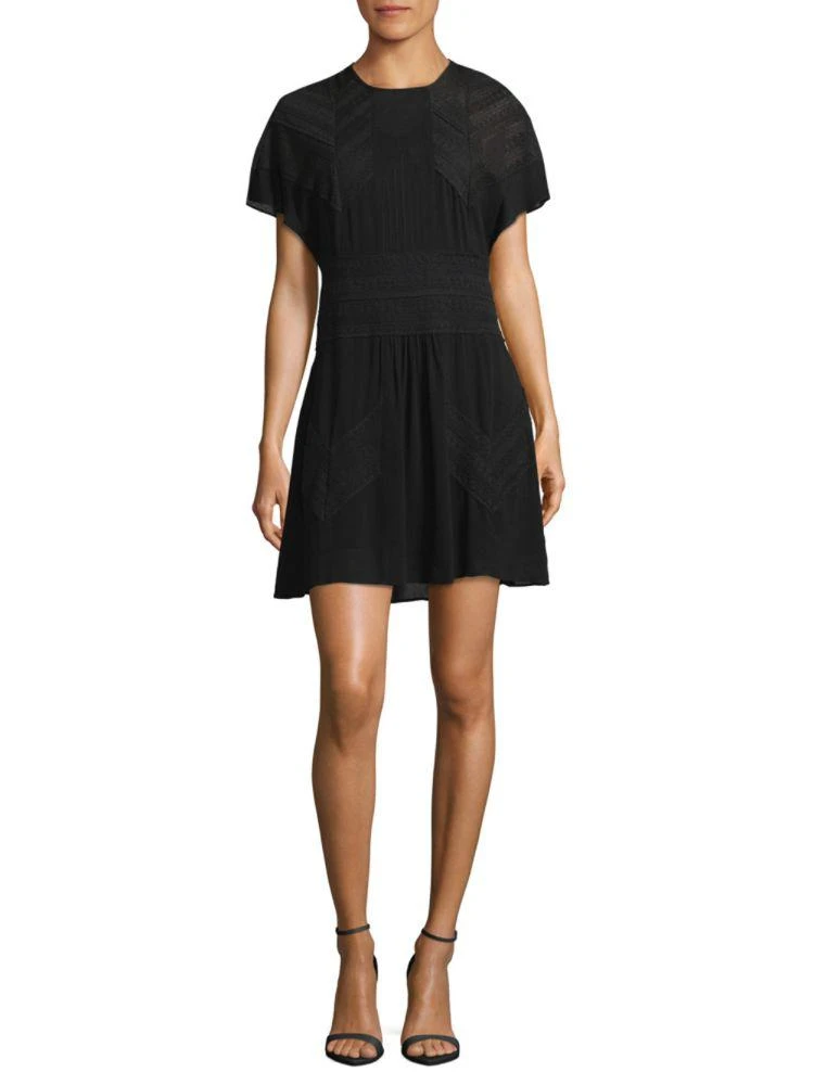 商品IRO|Vilda Short Kimono-Sleeve Flare Dress,价格¥989,第3张图片详细描述