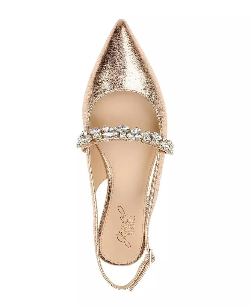 商品Badgley Mischka|Women's Bambi Slingback Evening Flats,价格¥697,第4张图片详细描述