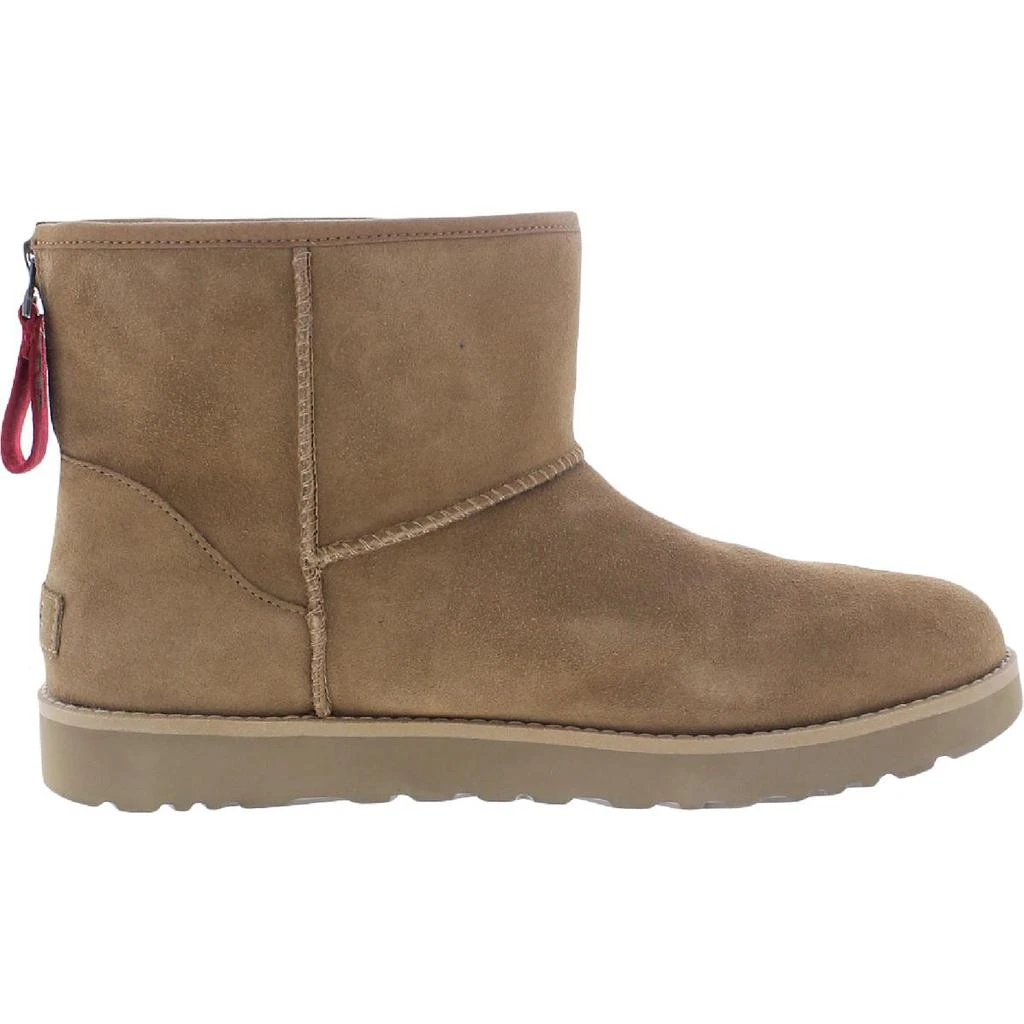 商品UGG|Ugg Womens Classic Mini Logo Zip Suede Slip On Winter & Snow Boots,价格¥743,第2张图片详细描述