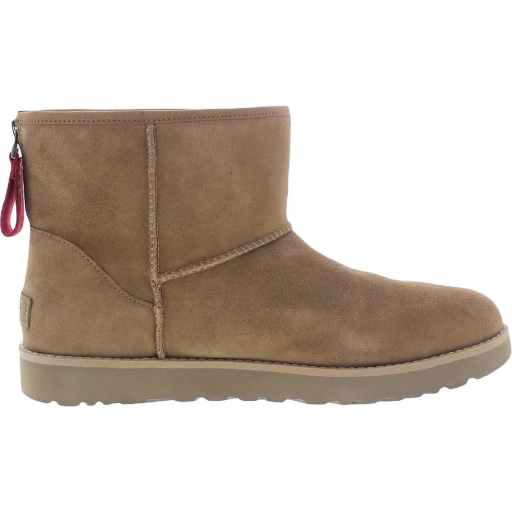 商品UGG|Ugg Womens Classic Mini Logo Zip Suede Slip On Winter & Snow Boots,价格¥691,第4张图片详细描述