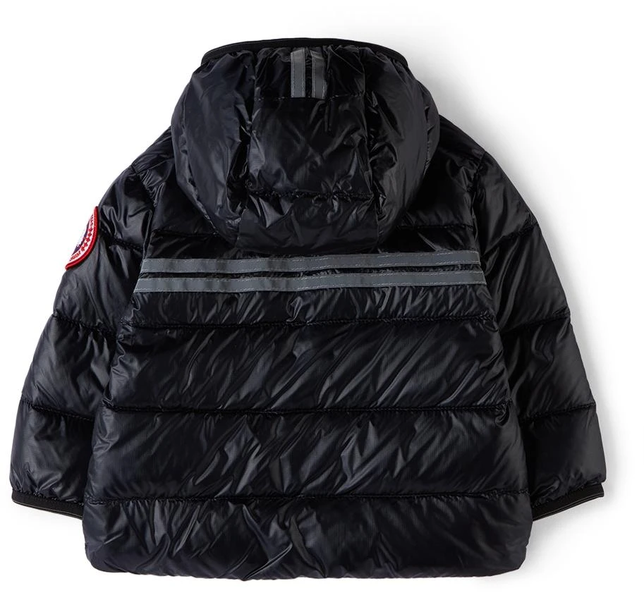 商品Canada Goose|黑色 Crofton 婴儿羽绒连帽夹克,价格¥5506,第2张图片详细描述