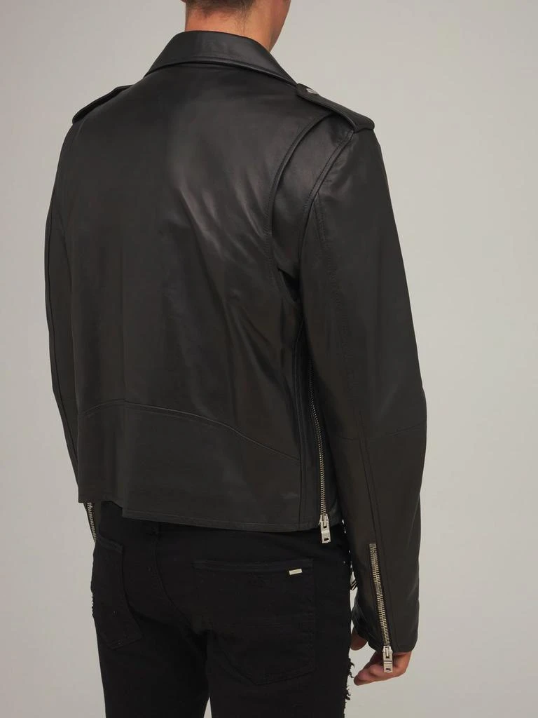商品AMIRI|Leather Biker Jacket,价格¥10645,第2张图片详细描述