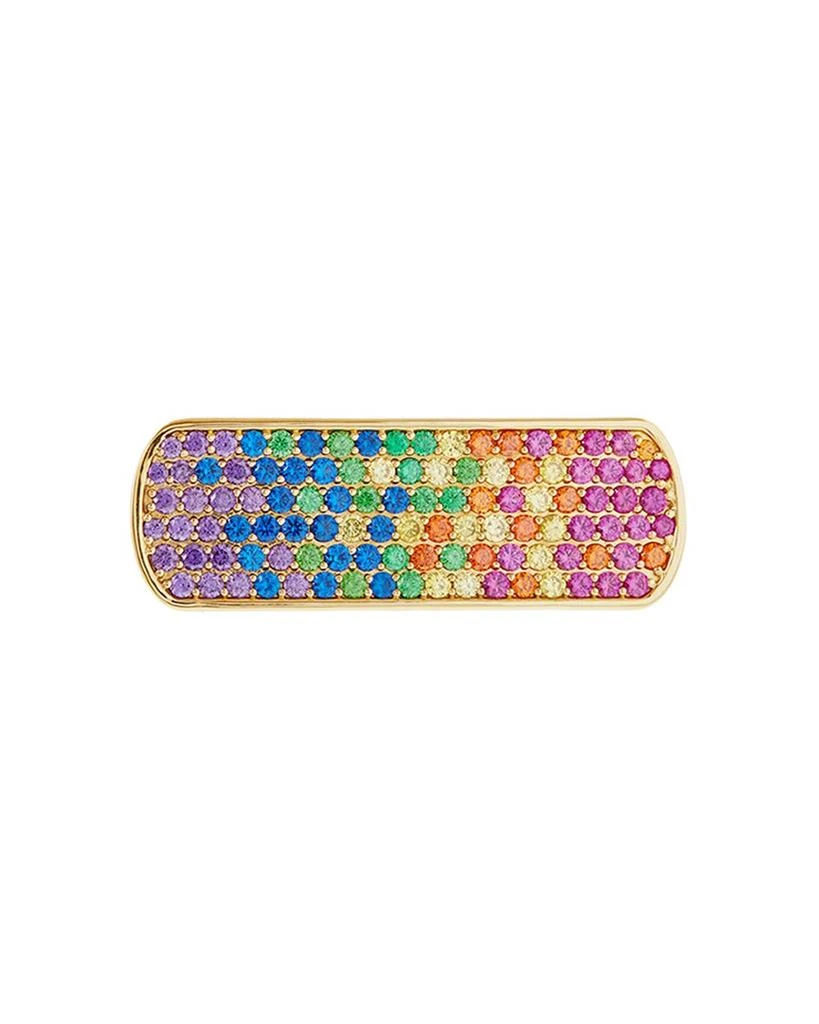 商品Judith Leiber|Judith Leiber 14K Over Silver CZ Ring,价格¥967,第2张图片详细描述