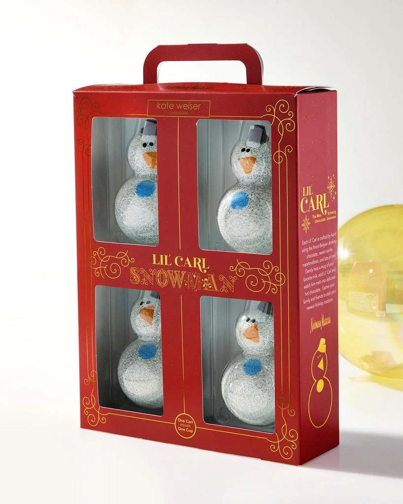 商品Kate Weiser Chocolate|Lil' Carl Hot Cocoa Snowmen, 4 Count,价格¥132,第2张图片详细描述