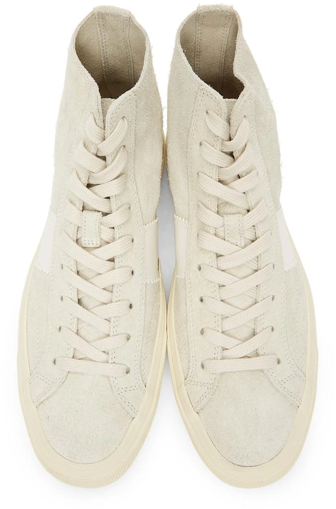 商品Tom Ford|Taupe Cambridge High-Top Sneakers,价格¥2517,第5张图片详细描述