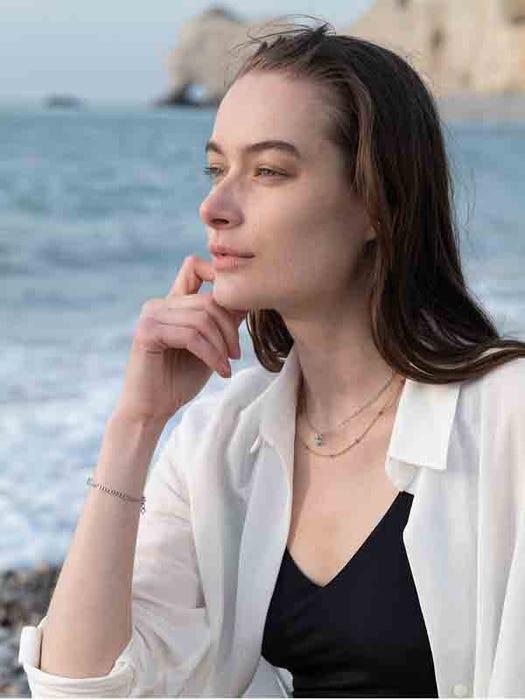 商品hyeres-lor|Silver Ball Chain Necklace,价格¥1070,第7张图片详细描述