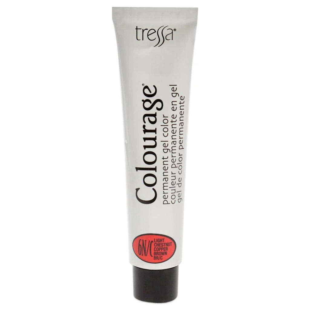 商品Tressa|Colourage Permanent Gel Color - 6NC Light Chestnut Copper Brown by  for Unisex - 2 oz Hair Color,价格¥254,第2张图片详细描述