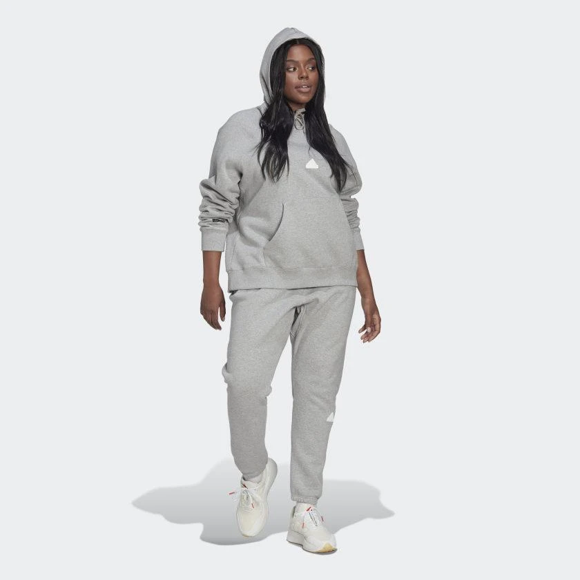 商品Adidas|Women's adidas Oversized Hooded Sweatshirt (Plus Size),价格¥266,第3张图片详细描述