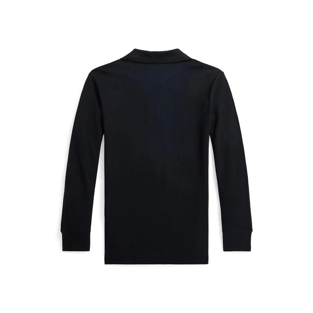 商品Ralph Lauren|Big Boys Polo Bear Cotton Long-Sleeve Polo Shirt,价格¥483,第2张图片详细描述