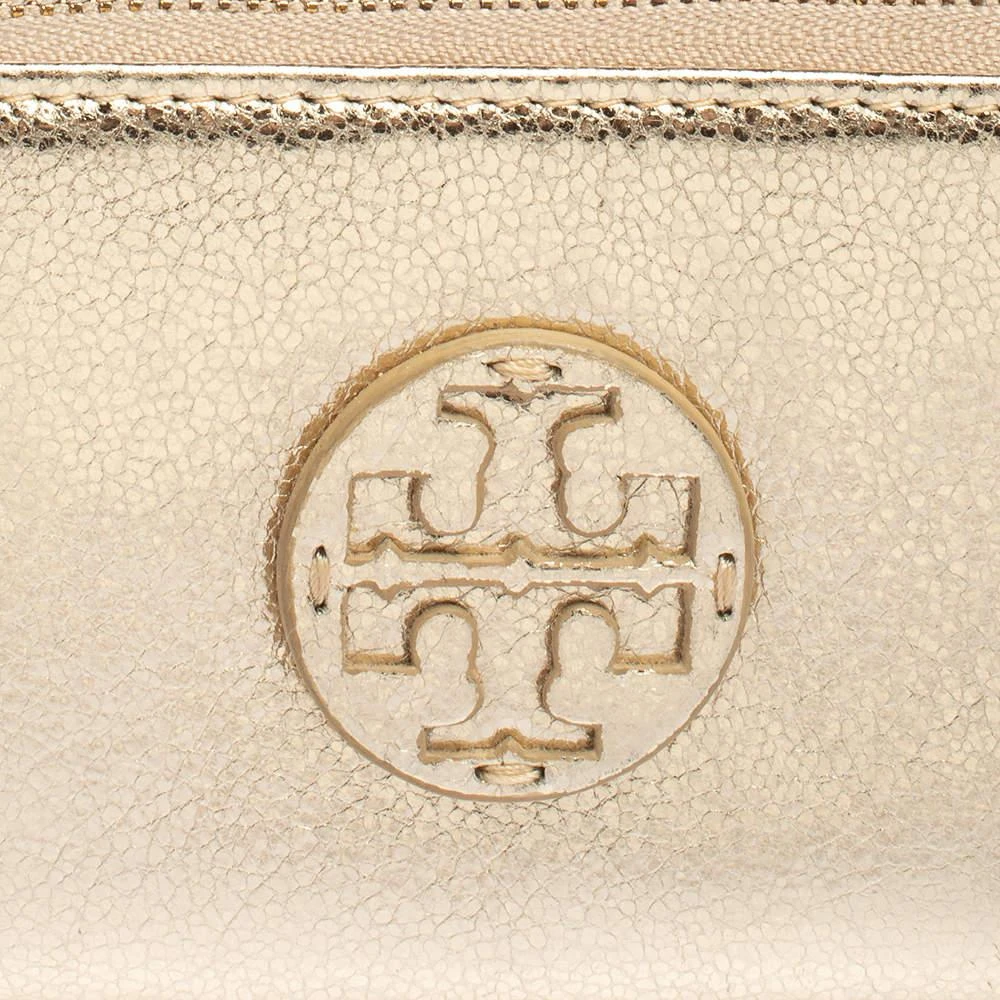 商品[二手商品] Tory Burch|Tory Burch Gold Leather Zip Around Coin Purse,价格¥810,第5张图片详细描述