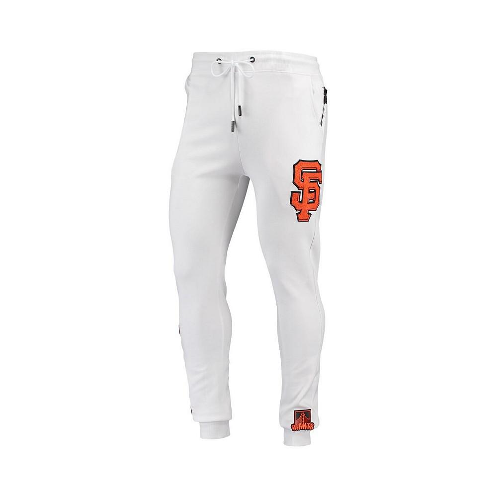 Men's White San Francisco Giants Team Logo Jogger Pants商品第2张图片规格展示