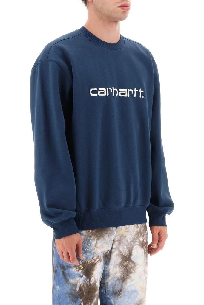 商品Carhartt WIP|Crew-neck sweatshirt with logo embroidery,价格¥386,第3张图片详细描述