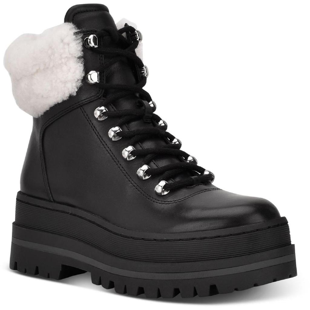 Marc Fisher LTD Womens Pierson Sheepskin Ankle Winter & Snow Boots商品第1张图片规格展示