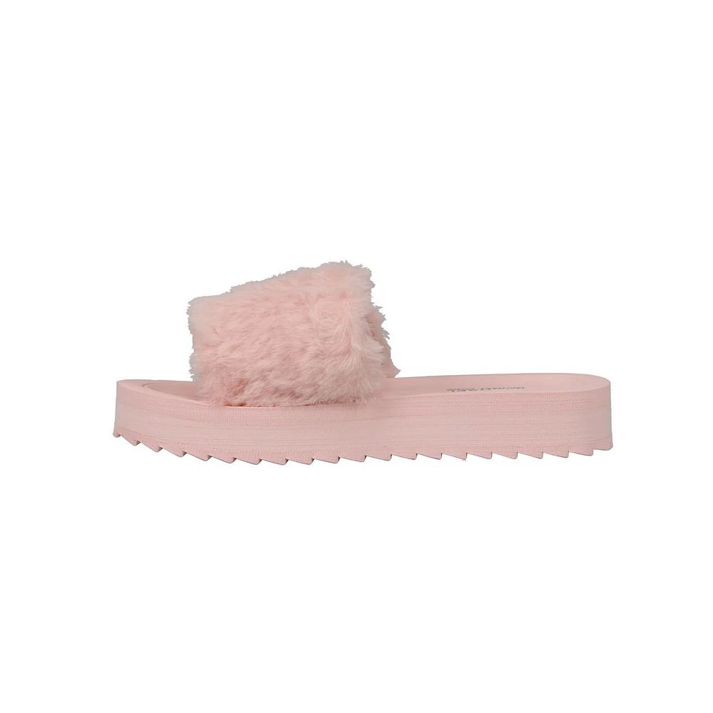 商品Michael Kors|Little Girls Kashton Jeryl Stacked Faux Fur Slide,价格¥115,第4张图片详细描述