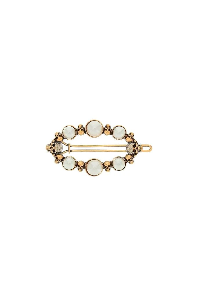 商品Alexander McQueen|Alexander mcqueen pearly skull hair clip,价格¥1699,第1张图片