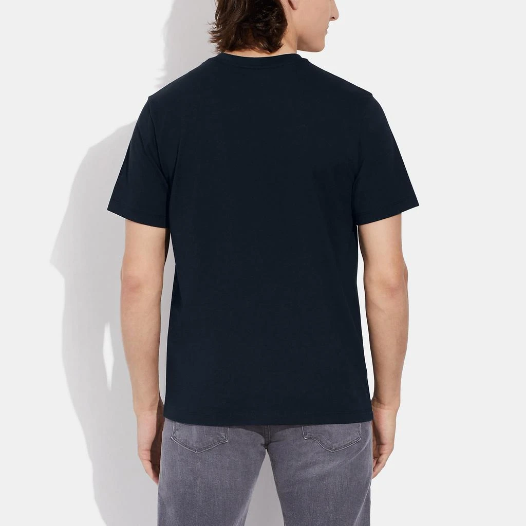 商品Coach|Coach Outlet Varsity T Shirt In Organic Cotton,价格¥393,第2张图片详细描述