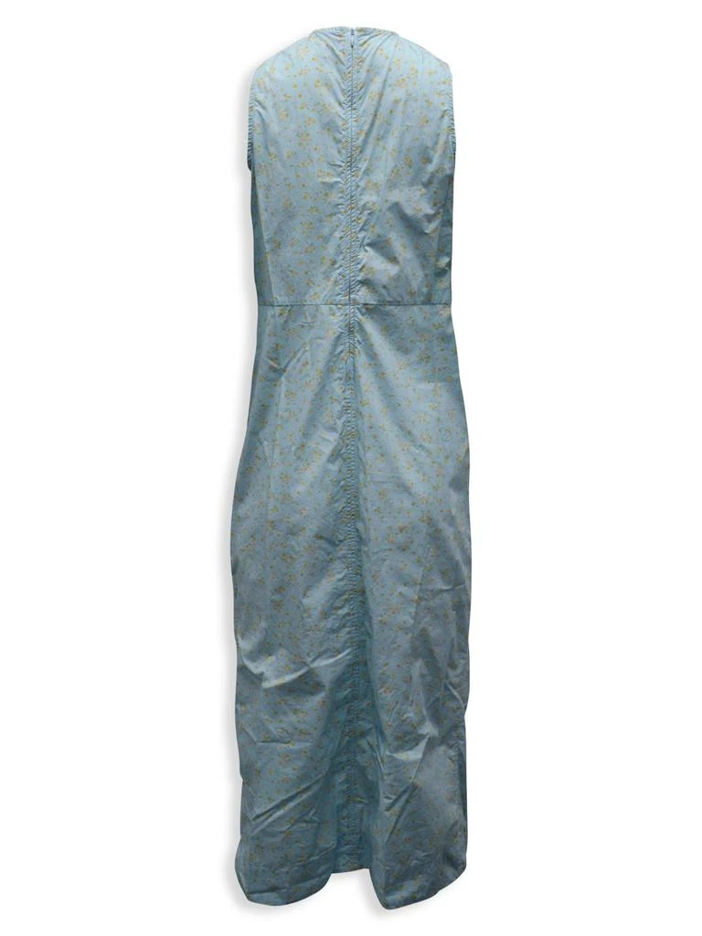 商品[二手商品] Ganni|Ganni Floral Printed Halter Neck Dress In Light Blue Cotton,价格¥870,第3张图片详细描述