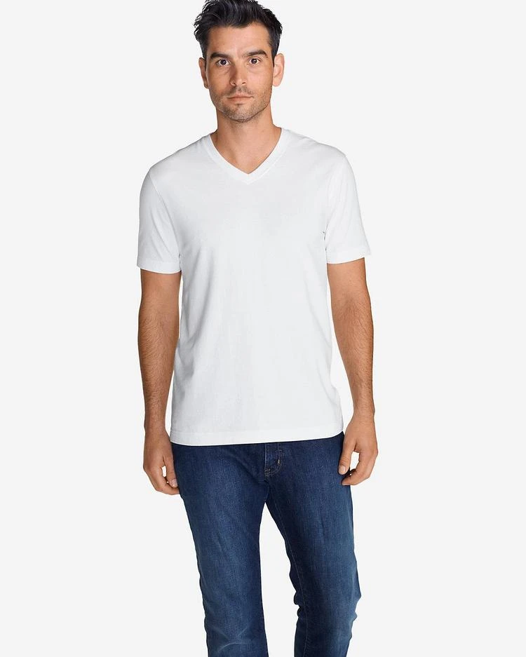 商品Eddie Bauer|Men&#39;s Lookout Short-Sleeve V-Neck T-Shirt,价格¥224,第3张图片详细描述