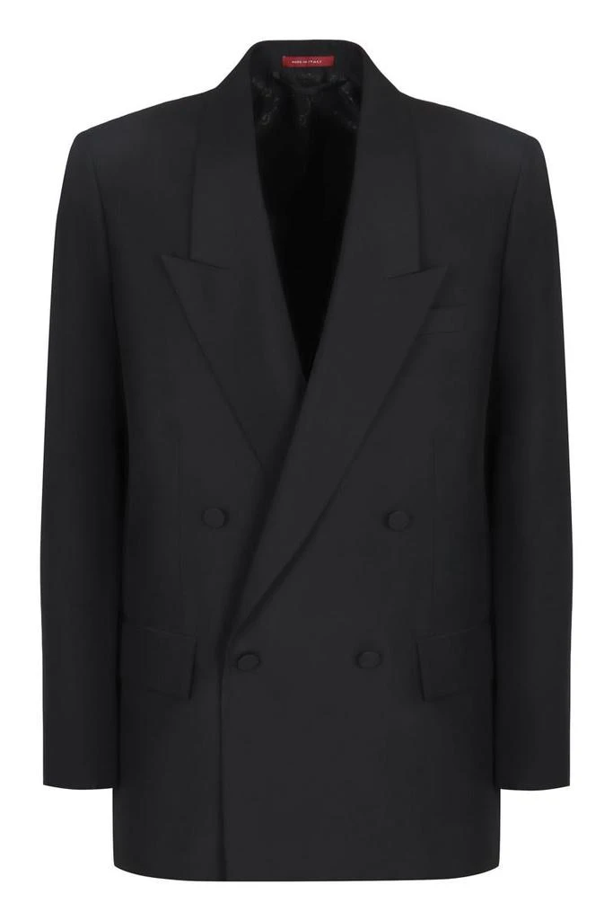 商品Gucci|Gucci Double-Breasted Jacket In Technical Panama,价格¥12830,第1张图片