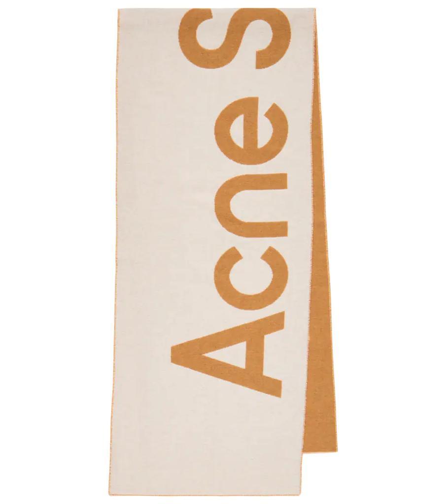 商品Acne Studios|Logo wool-blend jacquard scarf,价格¥1580,第1张图片