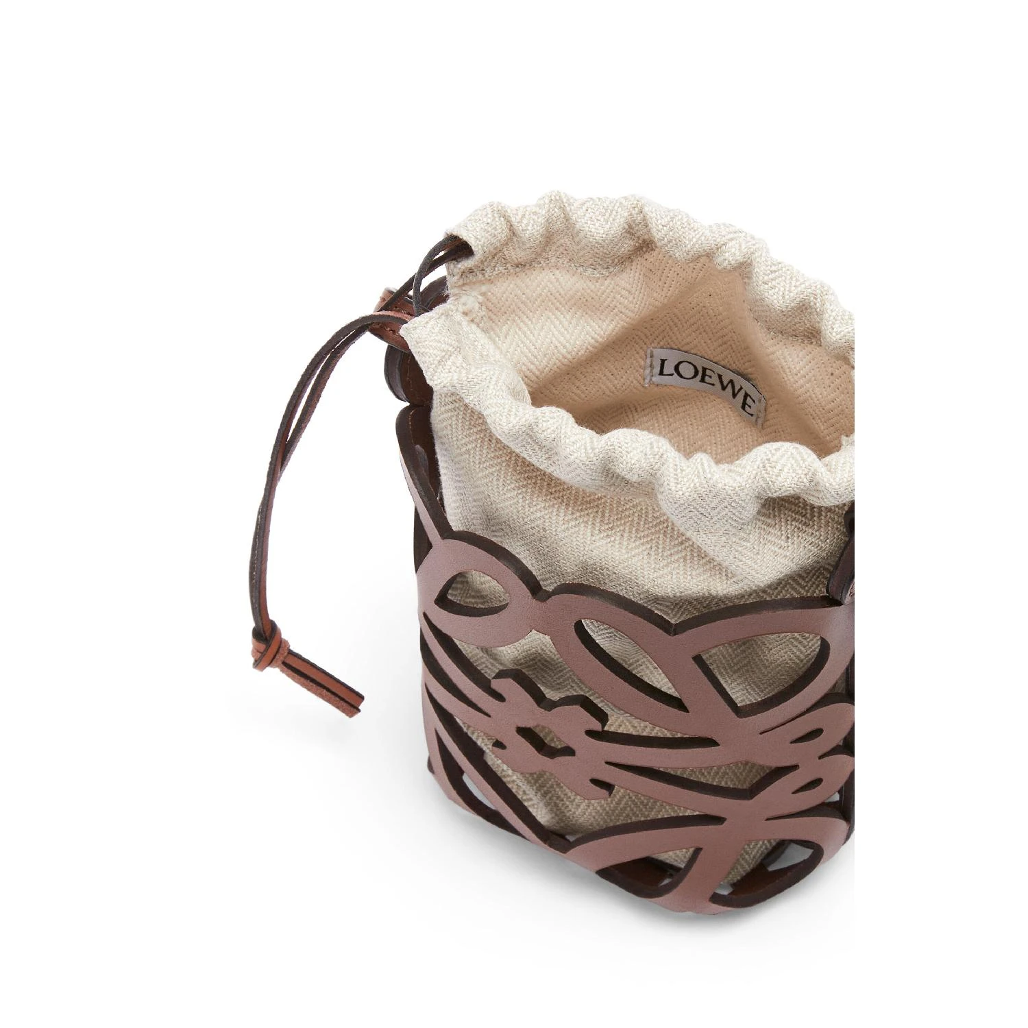 【预售】 罗意威 25春夏 女士 收纳包 Anagram cut-out pocket in classic calfskin and canvas C922Y62X07-3892  商品