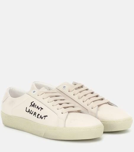 商品Yves Saint Laurent|Court Classic SL/06 canvas sneakers,价格¥5900,第1张图片