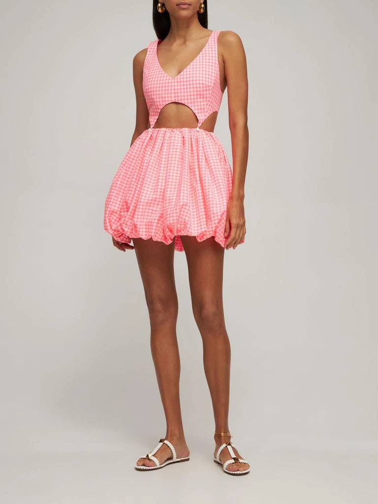商品PRABAL GURUNG|Cotton Gingham Bubble Mini Dress,价格¥3001,第1张图片详细描述